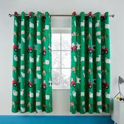 Farmyard Animals Eyelet Readymade Curtains 66x72"