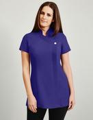 Women's One Button Tunic - Purple