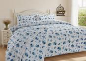 Florence Duvet Cover Set Blue by Velosso-Single