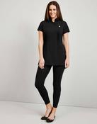 Women's One Button Tunic - Black
