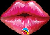 Foil Balloon Lips Red