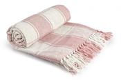 Frisco Recycled 100% Cotton Throw Blush