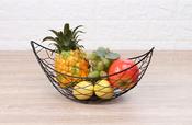 Curved Metal Fruit Basket
