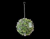 Artificial Lavender Ball with Hanging Chain 27cm