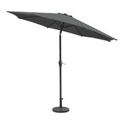 GardenKraft 2.7m Charcoal Outdoor Garden Parasol image