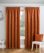 Gemini Woven Tape Top Curtains Pair Spice image