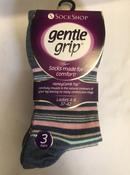 Gentle Grip 3 Pack Womens Socks