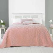 Alexa Blush Geo Embossed Bedspread 240x260cm