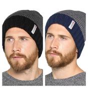 Men's Stripe Fleece 3M Thinsulate Beanie Hat image