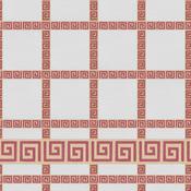 Greek Key Border Oilcloth