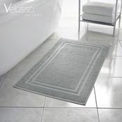 100% Cotton Hotel Bath Mat Grey - 50x80cm