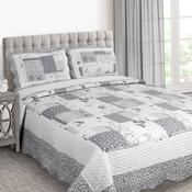 Maya Grey Bedspread Set by Velosso