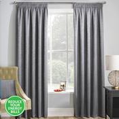 Matrix Grey Thermal Tape Top Curtains image