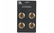 Drawer Knobs Gold Colour Set of 4