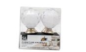 Set of 2 Acrylic Drawer Knobs