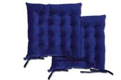 Luxurious Velvet Holland Navy Seat Pad image