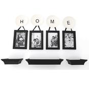 11 Piece Photo Frame With Shelves - Home
