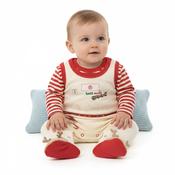 Baby Christmas Velour 2 Piece -New Born