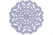 Silver Glitter Felt Placemat