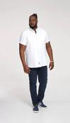 James Short Sleeve Outsize Oxford Shirt White image