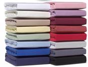 Jersey Cotton Fitted Sheet Assorted-Single