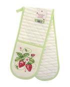 Strawberries Design Double Oven Gloves image