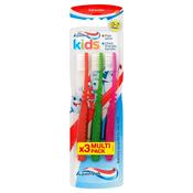 Kids Aqua Fresh 3 Pack Tootbrush Set image