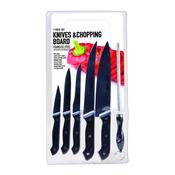 7 Piece Knives &amp; Chopping Board Set image