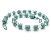Krystal Beaded Tie Back Duck Egg image
