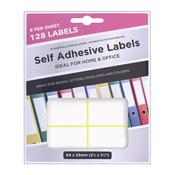 128 Blank Label Stickers