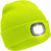 LED Beanie Hat Yellow
