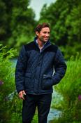 Lewis Diamond Quilted Jacket Navy by Champion  image