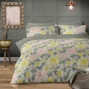 Maximus Nouveau Floral Print Duvet Cover Set Grey image