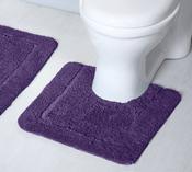 Mayfair Pedestal Non-Slip Bath Mat Purple 50x50cm image