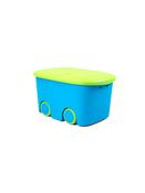 Kids Storage Box With Wheels 45L Blue