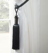 Midnight Curtain Rope Tie Back Charcoal image