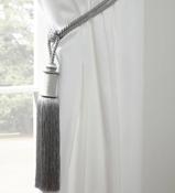 Midnight Curtain Rope Tie Back Silver
