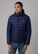 Lightweight Hooded Padded Navy Jacket by Santa Barbara Polo &amp; Racquet Club-Small