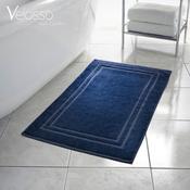 100% Cotton Hotel Bath Mat Navy - 50x80cm
