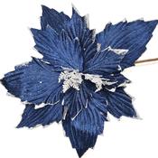 Navy Poinsettia Christmas  Flower