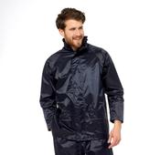 Mens Navy Rain Jacket-Medium