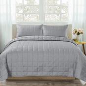 Nolan Embossed Bedspread Set Grey  image