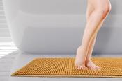 Soft Touch Noodle Bath Mat Ochre 45x75cm by Emma Barclay image