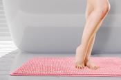 Soft Touch Noodle Bath Mat 40x60cm Dusky Pink by Emma Barclay image