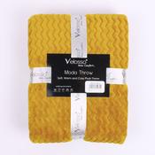 Throw Moda Plush 127x152cm Ochre