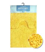 Ultimate Zero Twist Ochre 2 Piece Bath Mat