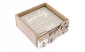 Wooden Houses Coasters Set of 4