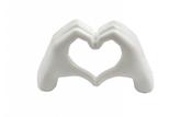Heart Hands White