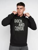Pecklar Men's Hoodie Black by Duck &amp; Cover