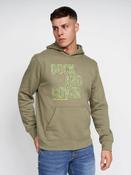 Pecklar Men's Hoodie Olive by Duck &amp; Cover
